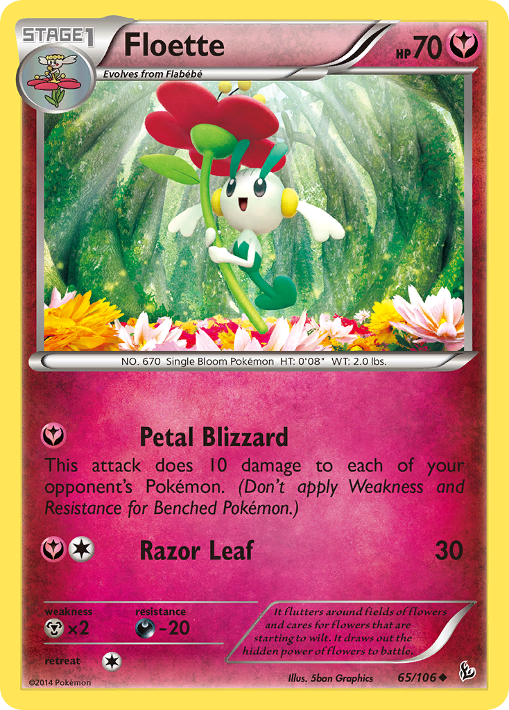Floette (65/106) [XY: Flashfire] - Card Brawlers | Quebec | Canada | Yu-Gi-Oh!