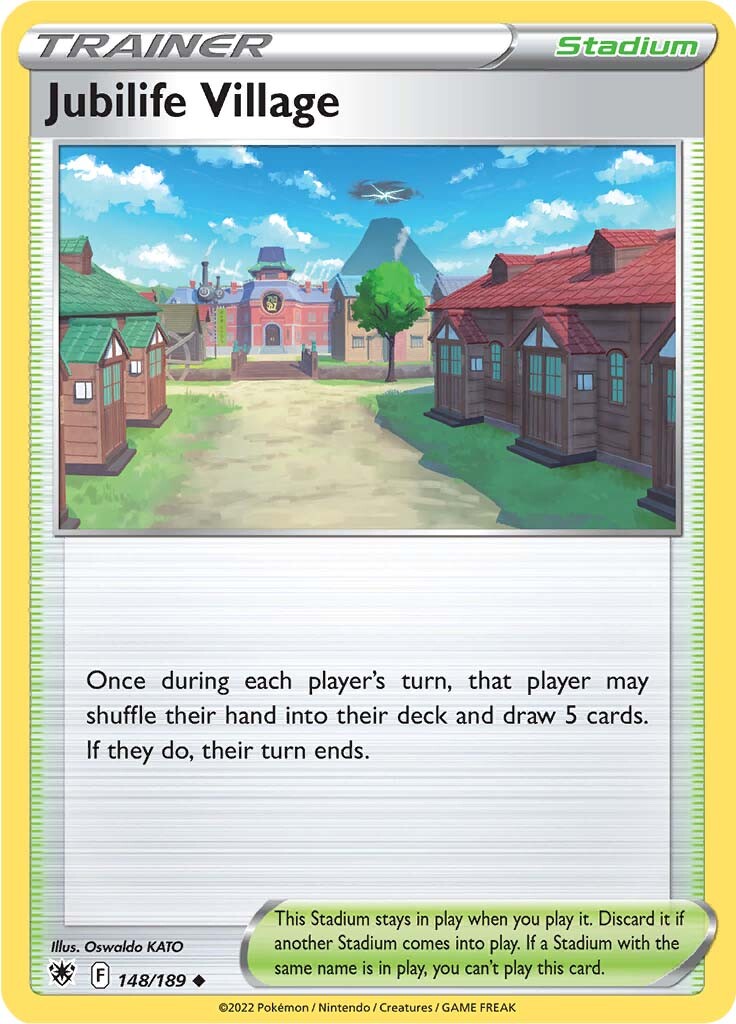 Jubilife Village (148/189) [Sword & Shield: Astral Radiance] - Card Brawlers | Quebec | Canada | Yu-Gi-Oh!