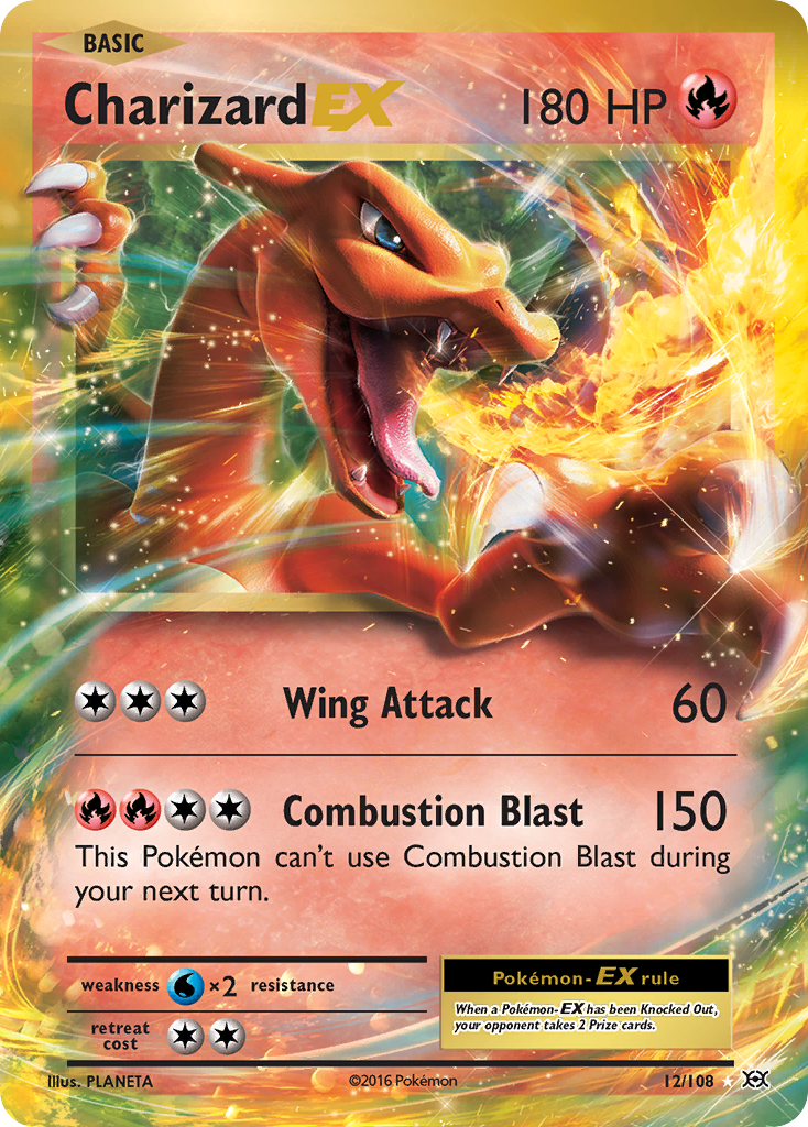 Charizard EX (12/108) [XY: Evolutions] - Card Brawlers | Quebec | Canada | Yu-Gi-Oh!