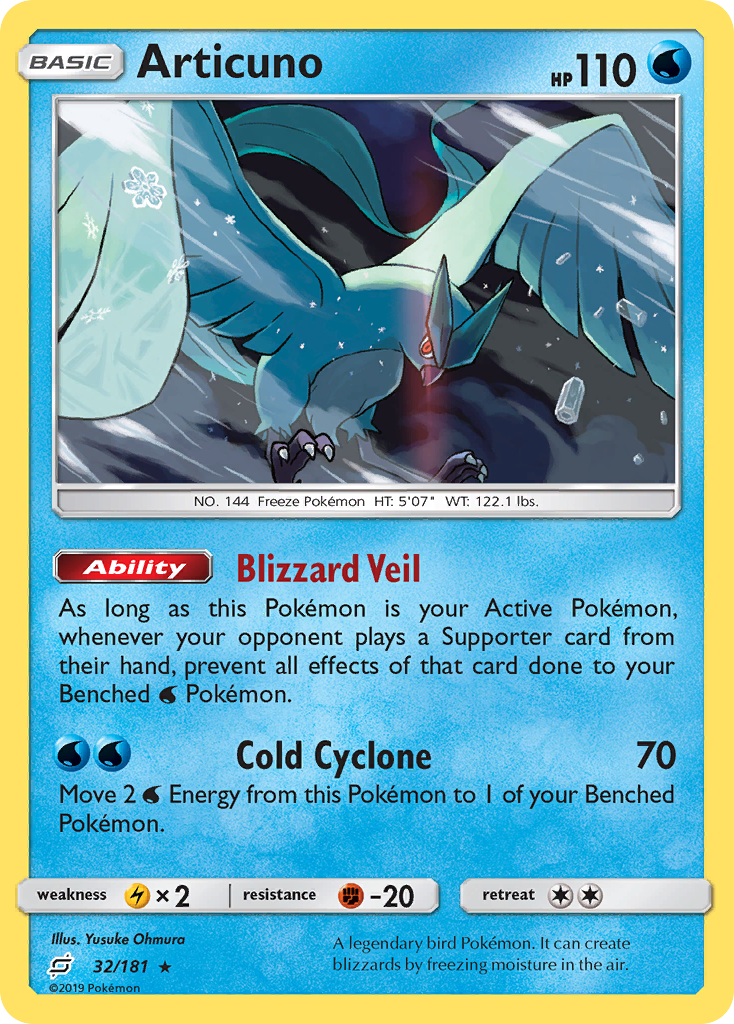 Articuno (32/181) [Sun & Moon: Team Up] - Card Brawlers | Quebec | Canada | Yu-Gi-Oh!