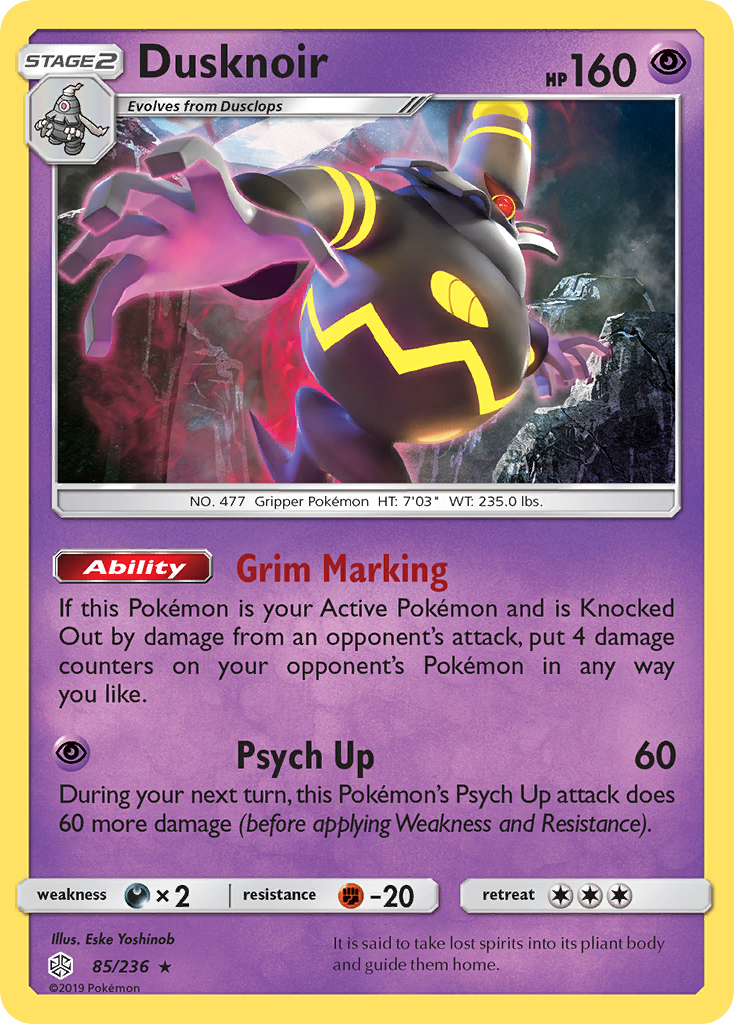 Dusknoir (85/236) [Sun & Moon: Cosmic Eclipse] - Card Brawlers | Quebec | Canada | Yu-Gi-Oh!