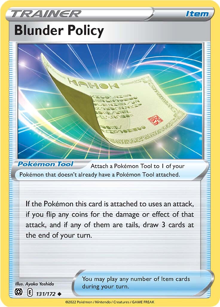 Blunder Policy (131/172) [Sword & Shield: Brilliant Stars] - Card Brawlers | Quebec | Canada | Yu-Gi-Oh!