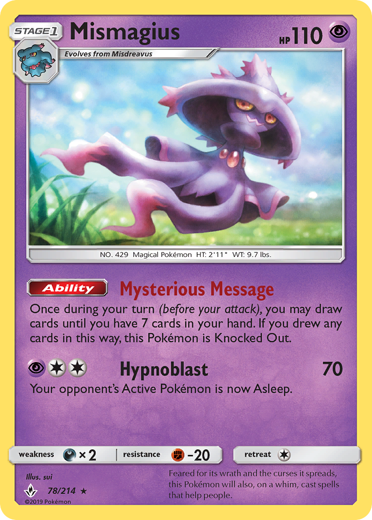 Mismagius (78/214) [Sun & Moon: Unbroken Bonds] - Card Brawlers | Quebec | Canada | Yu-Gi-Oh!