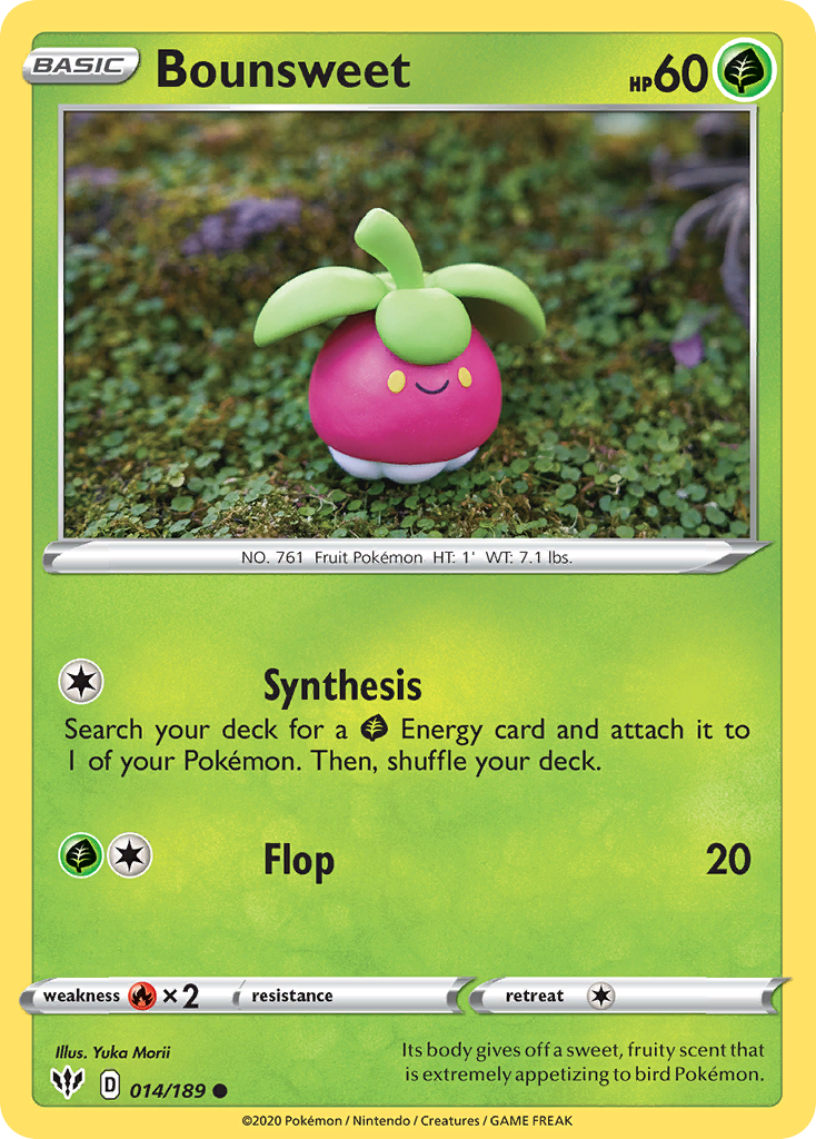 Bounsweet (014/189) [Sword & Shield: Darkness Ablaze] - Card Brawlers | Quebec | Canada | Yu-Gi-Oh!