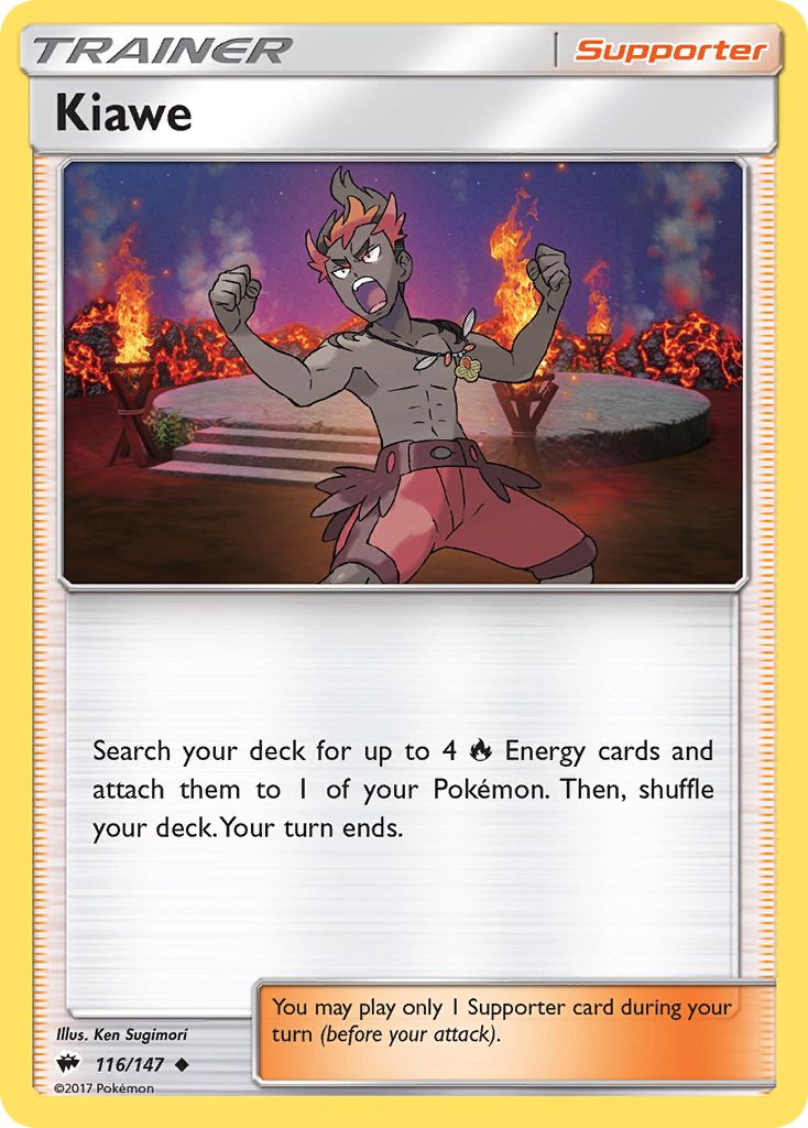 Kiawe (116/147) [Sun & Moon: Burning Shadows] - Card Brawlers | Quebec | Canada | Yu-Gi-Oh!