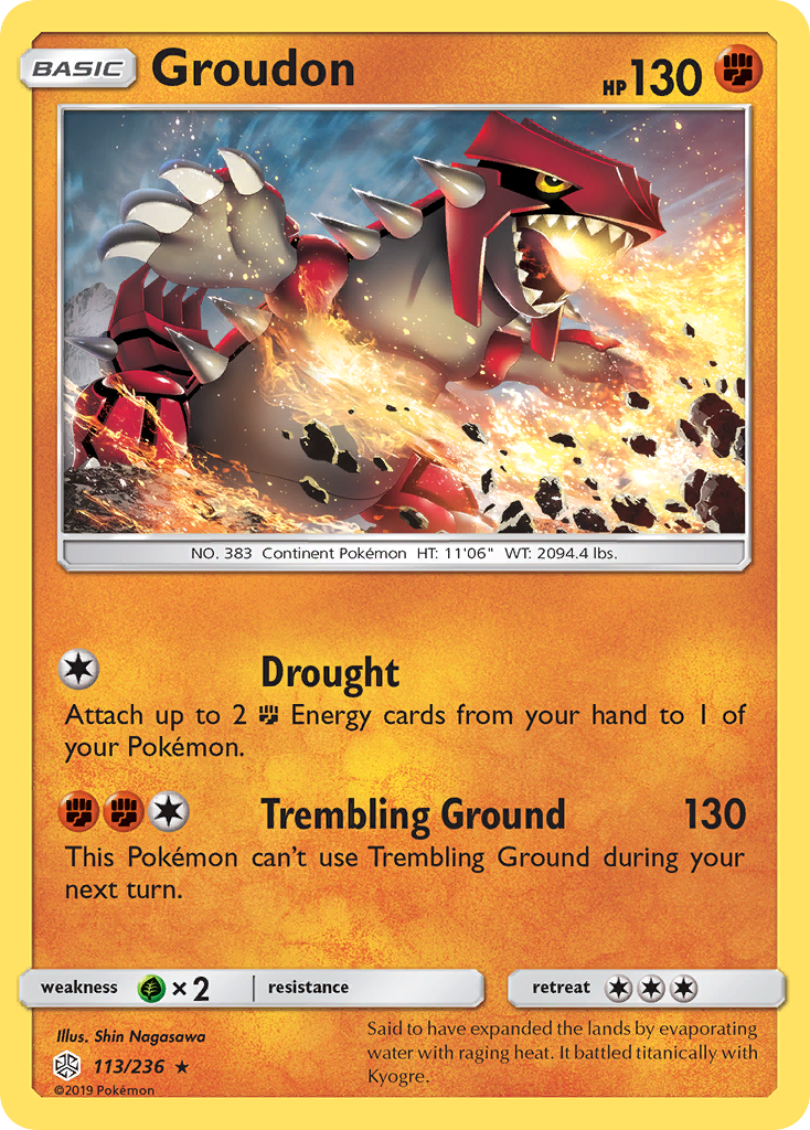 Groudon (113/236) [Sun & Moon: Cosmic Eclipse] - Card Brawlers | Quebec | Canada | Yu-Gi-Oh!