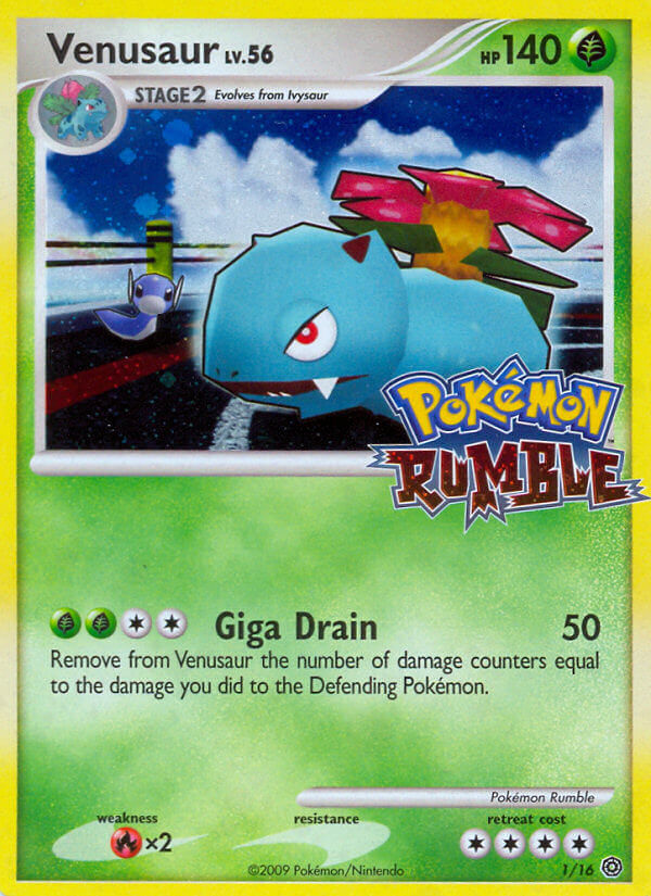 Venusaur (1/16) [Pokémon Rumble] - Card Brawlers | Quebec | Canada | Yu-Gi-Oh!