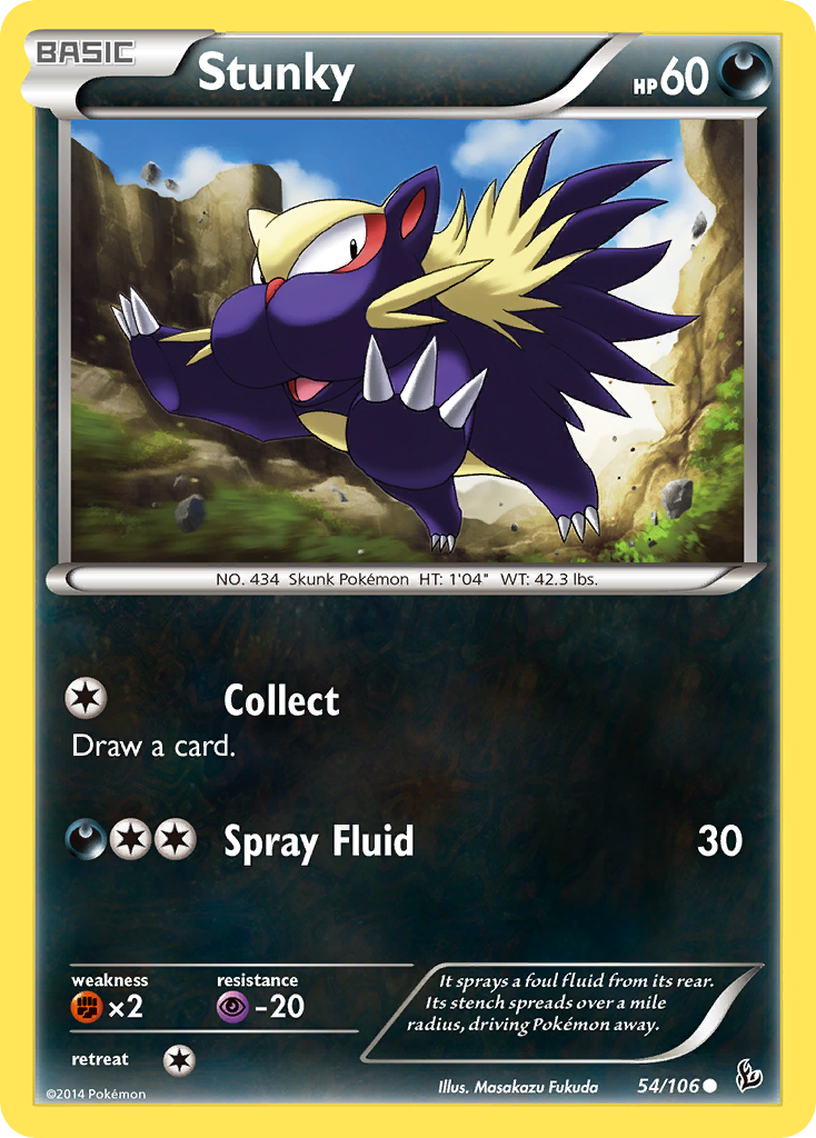 Stunky (54/106) [XY: Flashfire] - Card Brawlers | Quebec | Canada | Yu-Gi-Oh!