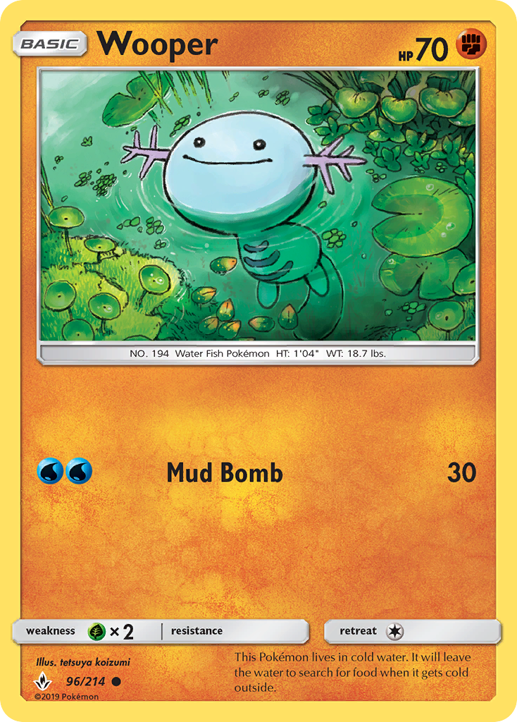 Wooper (96/214) [Sun & Moon: Unbroken Bonds] - Card Brawlers | Quebec | Canada | Yu-Gi-Oh!