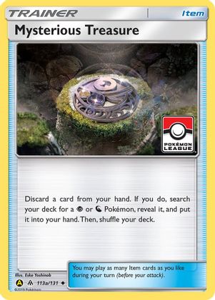 Mysterious Treasure (113a/131) (League Promo) [Sun & Moon: Forbidden Light] - Card Brawlers | Quebec | Canada | Yu-Gi-Oh!