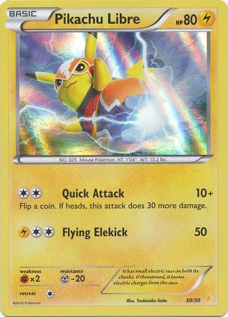 Pikachu Libre (30/30) [XY: Trainer Kit 3 - Pikachu Libre] - Card Brawlers | Quebec | Canada | Yu-Gi-Oh!