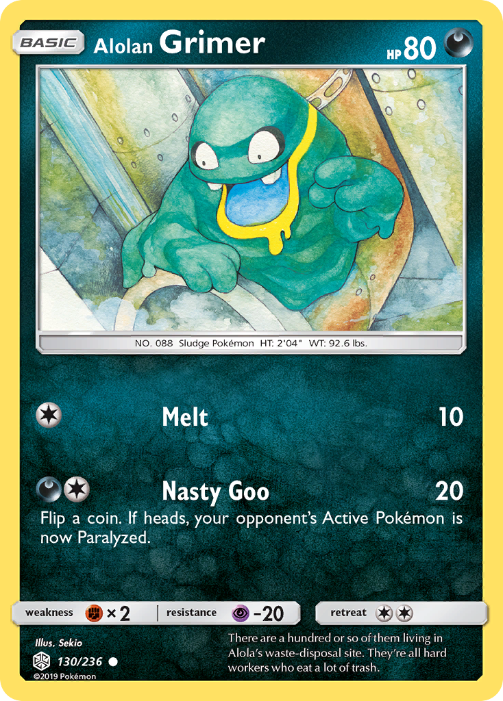 Alolan Grimer (130/236) [Sun & Moon: Cosmic Eclipse] - Card Brawlers | Quebec | Canada | Yu-Gi-Oh!