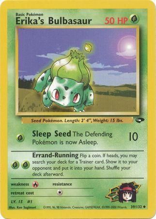 Erika's Bulbasaur (39/132) [Gym Challenge Unlimited] - Card Brawlers | Quebec | Canada | Yu-Gi-Oh!