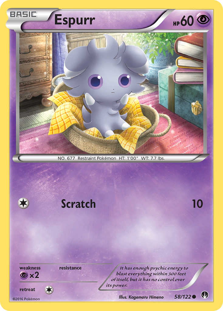Espurr (58/122) [XY: BREAKpoint] - Card Brawlers | Quebec | Canada | Yu-Gi-Oh!
