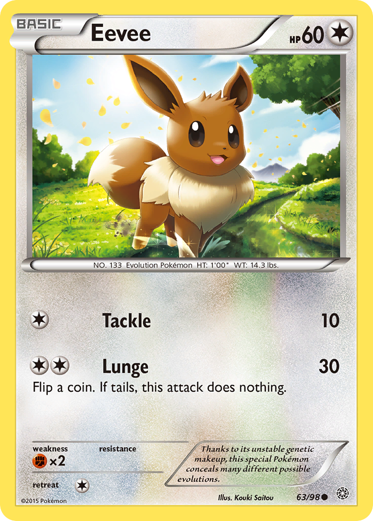 Eevee (63/98) [XY: Ancient Origins] - Card Brawlers | Quebec | Canada | Yu-Gi-Oh!