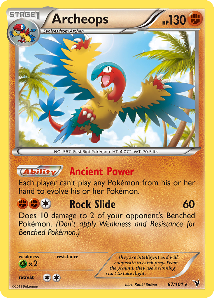 Archeops (67/101) [Black & White: Noble Victories] - Card Brawlers | Quebec | Canada | Yu-Gi-Oh!