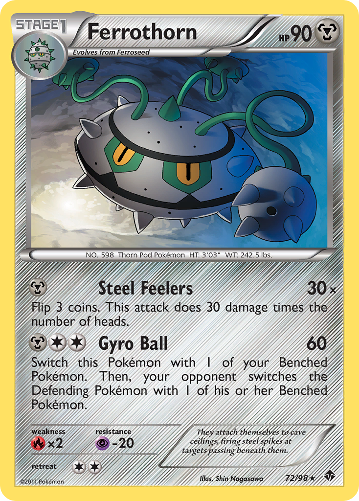 Ferrothorn (72/98) [Black & White: Emerging Powers] - Card Brawlers | Quebec | Canada | Yu-Gi-Oh!