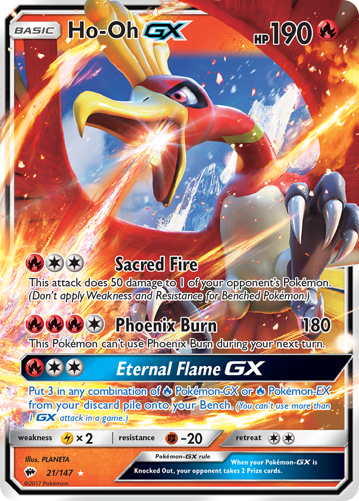 Ho-Oh GX (21/147) [Sun & Moon: Burning Shadows] - Card Brawlers | Quebec | Canada | Yu-Gi-Oh!