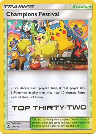 Champions Festival (SM148) (2018 Top Thirty Two) [Sun & Moon: Black Star Promos] - Card Brawlers | Quebec | Canada | Yu-Gi-Oh!