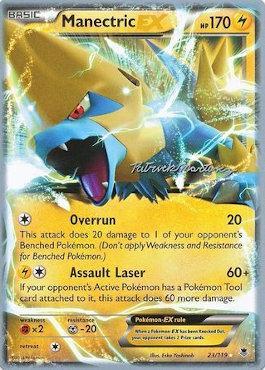 Manectric EX (23/119) (Punches 'n' Bites - Patrick Martinez) [World Championships 2015] - Card Brawlers | Quebec | Canada | Yu-Gi-Oh!