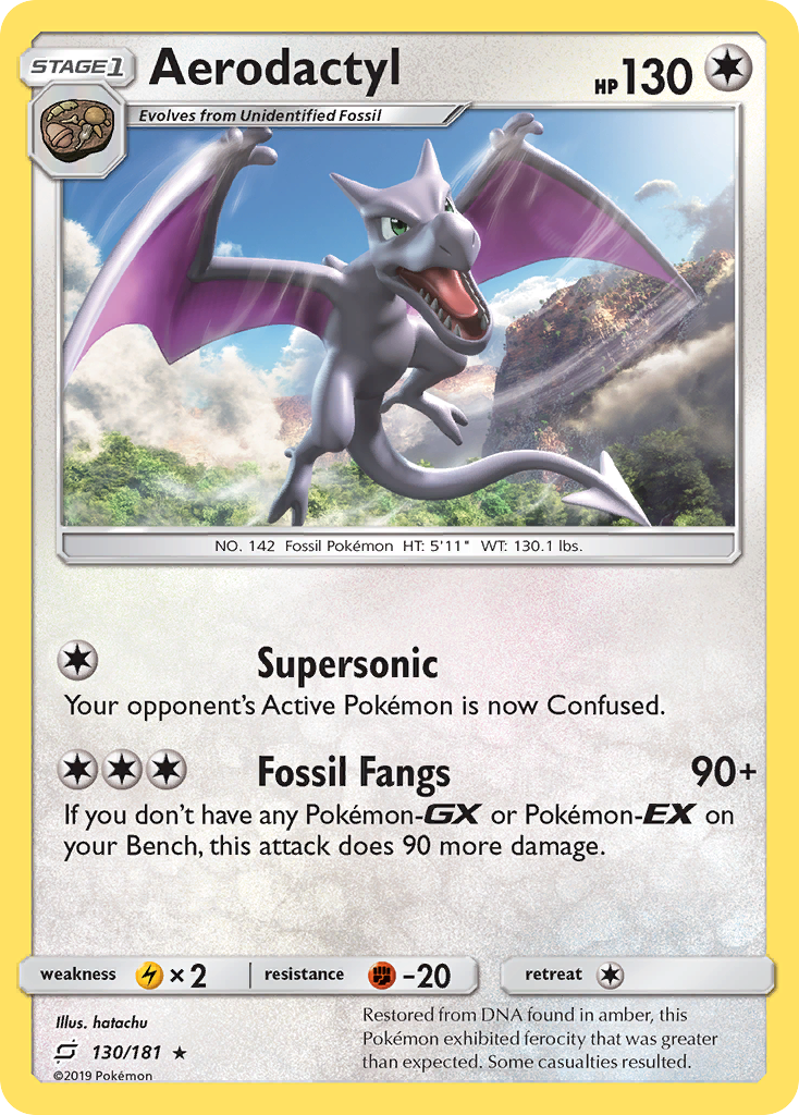 Aerodactyl (130/181) [Sun & Moon: Team Up] - Card Brawlers | Quebec | Canada | Yu-Gi-Oh!