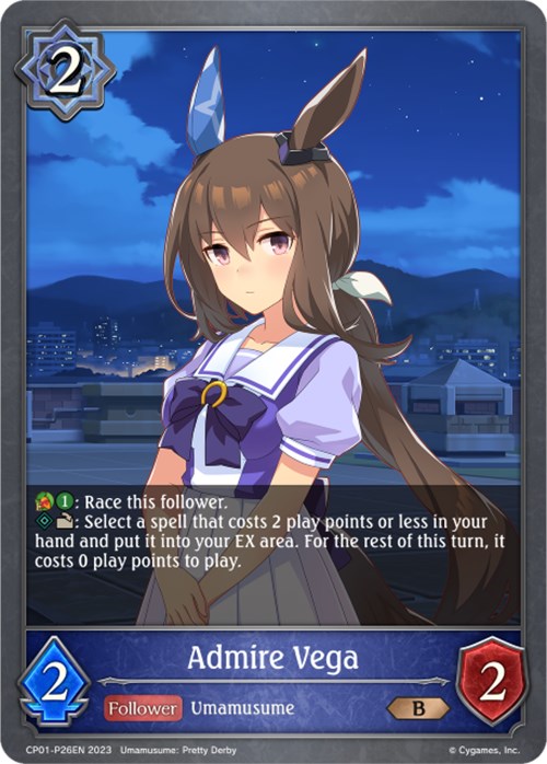 Admire Vega (CP01-P26EN) [Umamusume: Pretty Derby] - Card Brawlers | Quebec | Canada | Yu-Gi-Oh!