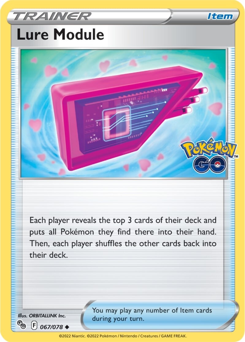 Lure Module (067/078) [Pokémon GO] - Card Brawlers | Quebec | Canada | Yu-Gi-Oh!