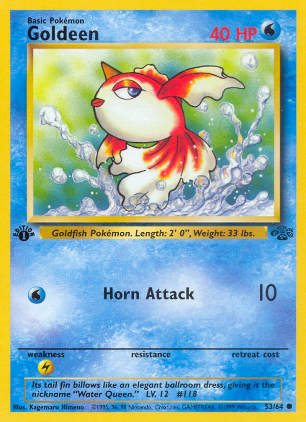 Goldeen (53/64) [Jungle 1st Edition] - Card Brawlers | Quebec | Canada | Yu-Gi-Oh!