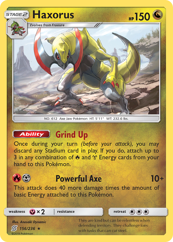 Haxorus (156/236) [Sun & Moon: Unified Minds] - Card Brawlers | Quebec | Canada | Yu-Gi-Oh!