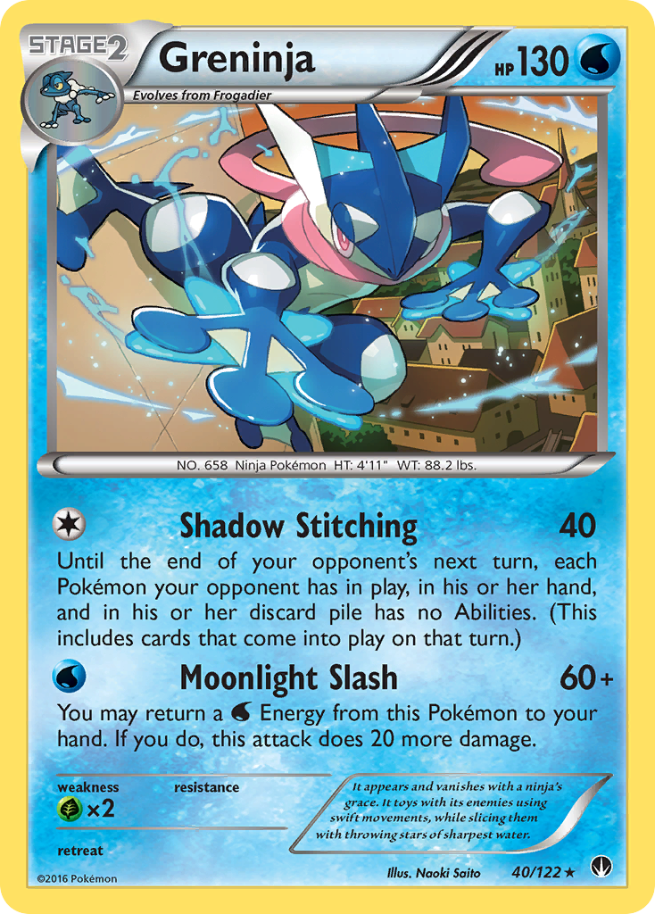 Greninja (40/122) [XY: BREAKpoint] - Card Brawlers | Quebec | Canada | Yu-Gi-Oh!