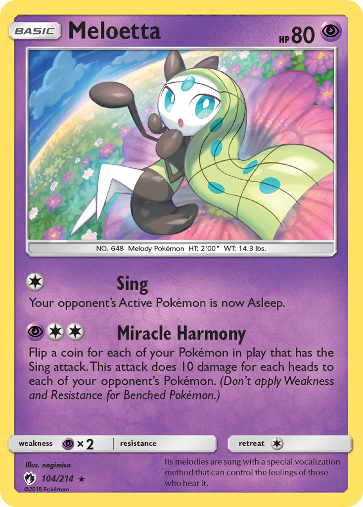 Meloetta (104/214) [Sun & Moon: Lost Thunder] - Card Brawlers | Quebec | Canada | Yu-Gi-Oh!