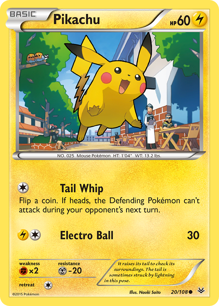 Pikachu (20/108) [XY: Roaring Skies] - Card Brawlers | Quebec | Canada | Yu-Gi-Oh!