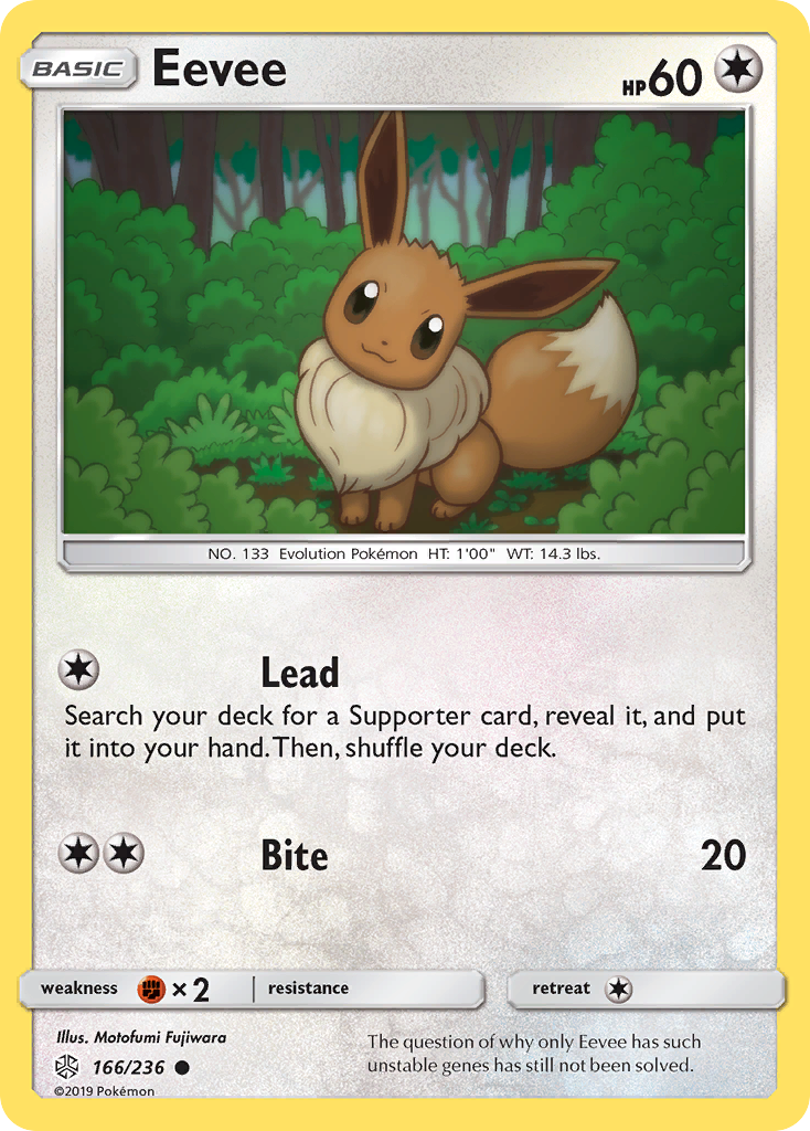 Eevee (166/236) [Sun & Moon: Cosmic Eclipse] - Card Brawlers | Quebec | Canada | Yu-Gi-Oh!
