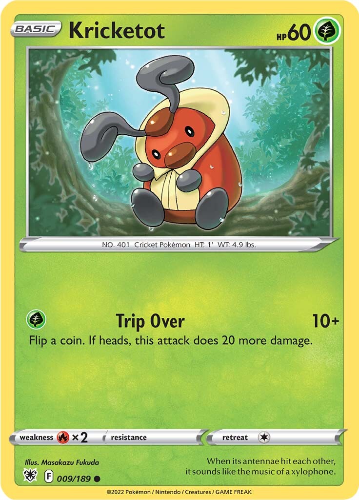 Kricketot (009/189) [Sword & Shield: Astral Radiance] - Card Brawlers | Quebec | Canada | Yu-Gi-Oh!