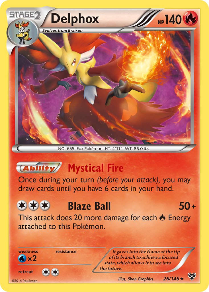 Delphox (26/146) (Theme Deck Exclusive) [XY: Base Set] - Card Brawlers | Quebec | Canada | Yu-Gi-Oh!