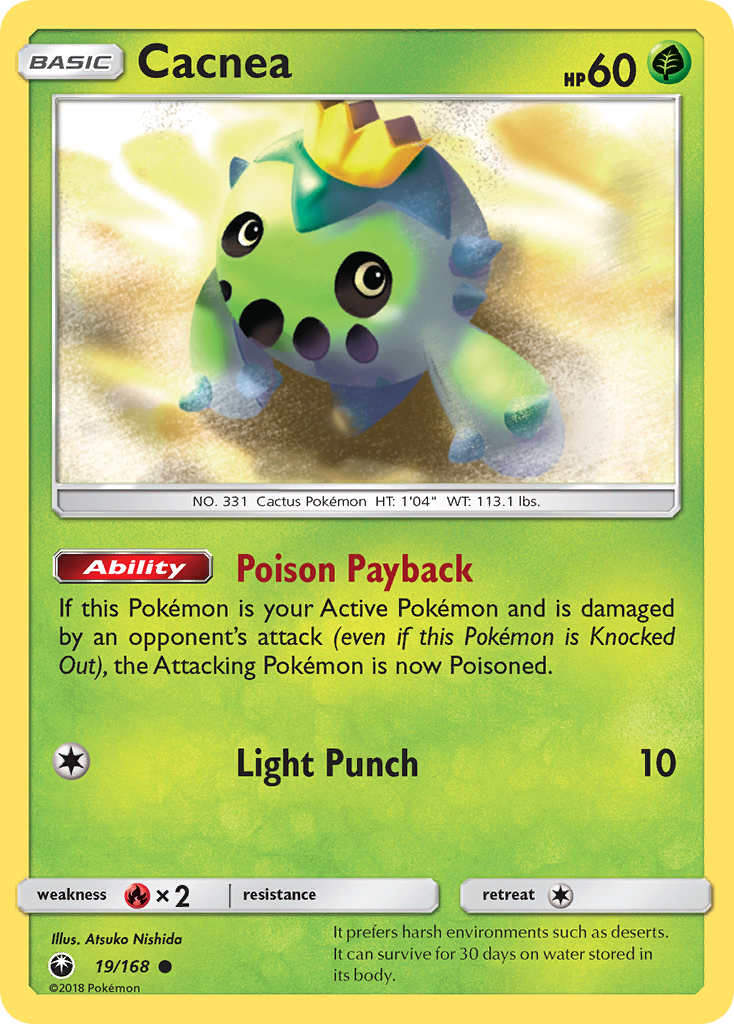 Cacnea (19/168) [Sun & Moon: Celestial Storm] - Card Brawlers | Quebec | Canada | Yu-Gi-Oh!