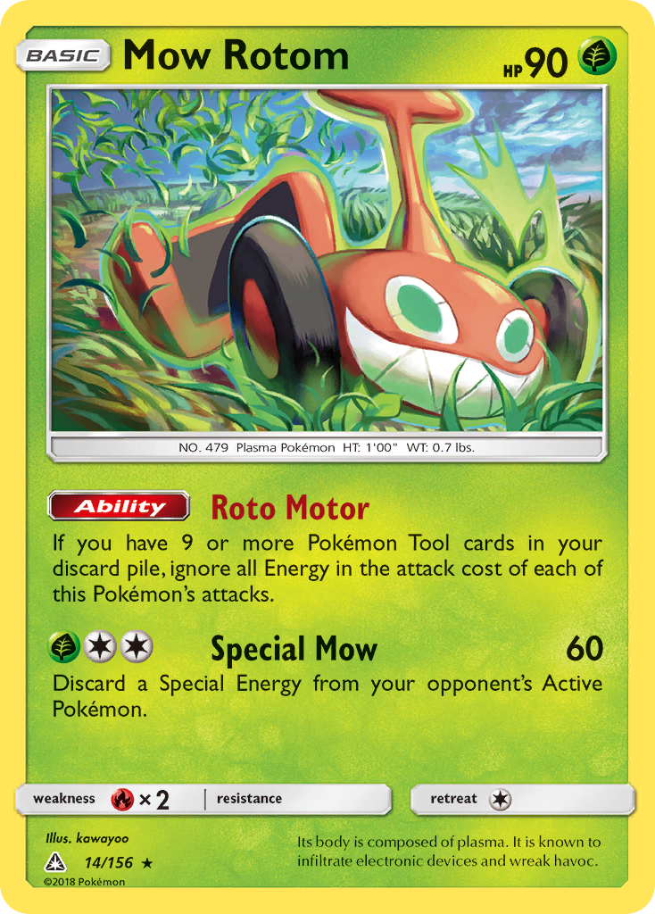 Mow Rotom (14/156) [Sun & Moon: Ultra Prism] - Card Brawlers | Quebec | Canada | Yu-Gi-Oh!
