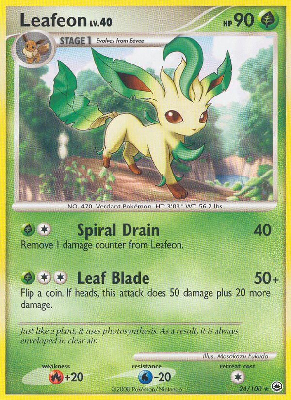 Leafeon (24/100) (Theme Deck Exclusive) [Diamond & Pearl: Majestic Dawn] - Card Brawlers | Quebec | Canada | Yu-Gi-Oh!