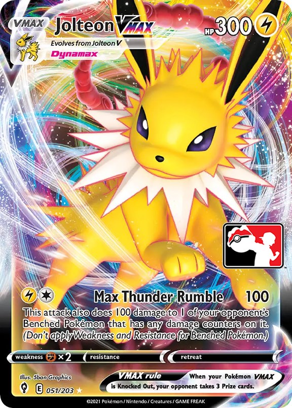 Jolteon VMAX (051/203) [Prize Pack Series One] - Card Brawlers | Quebec | Canada | Yu-Gi-Oh!
