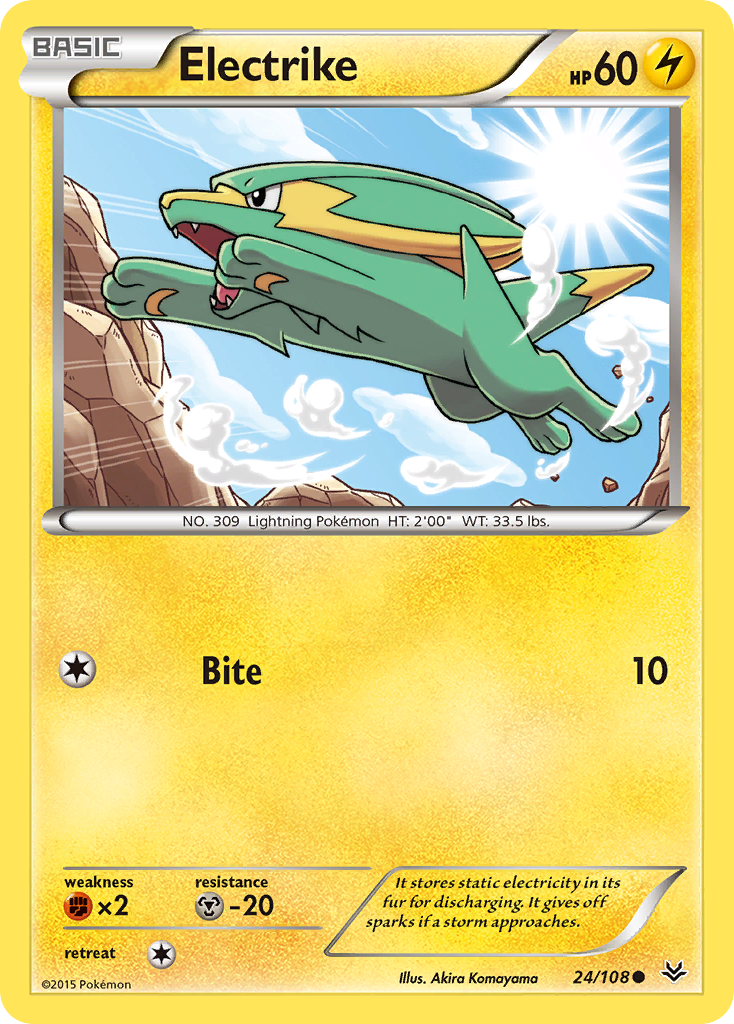 Electrike (24/108) [XY: Roaring Skies] - Card Brawlers | Quebec | Canada | Yu-Gi-Oh!