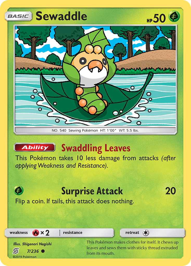 Sewaddle (7/236) [Sun & Moon: Unified Minds] - Card Brawlers | Quebec | Canada | Yu-Gi-Oh!