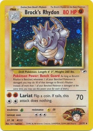 Brock's Rhydon (2/132) [Gym Heroes Unlimited] - Card Brawlers | Quebec | Canada | Yu-Gi-Oh!