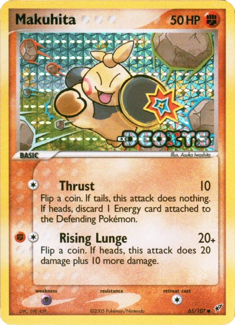 Makuhita (65/107) (Stamped) [EX: Deoxys] - Card Brawlers | Quebec | Canada | Yu-Gi-Oh!