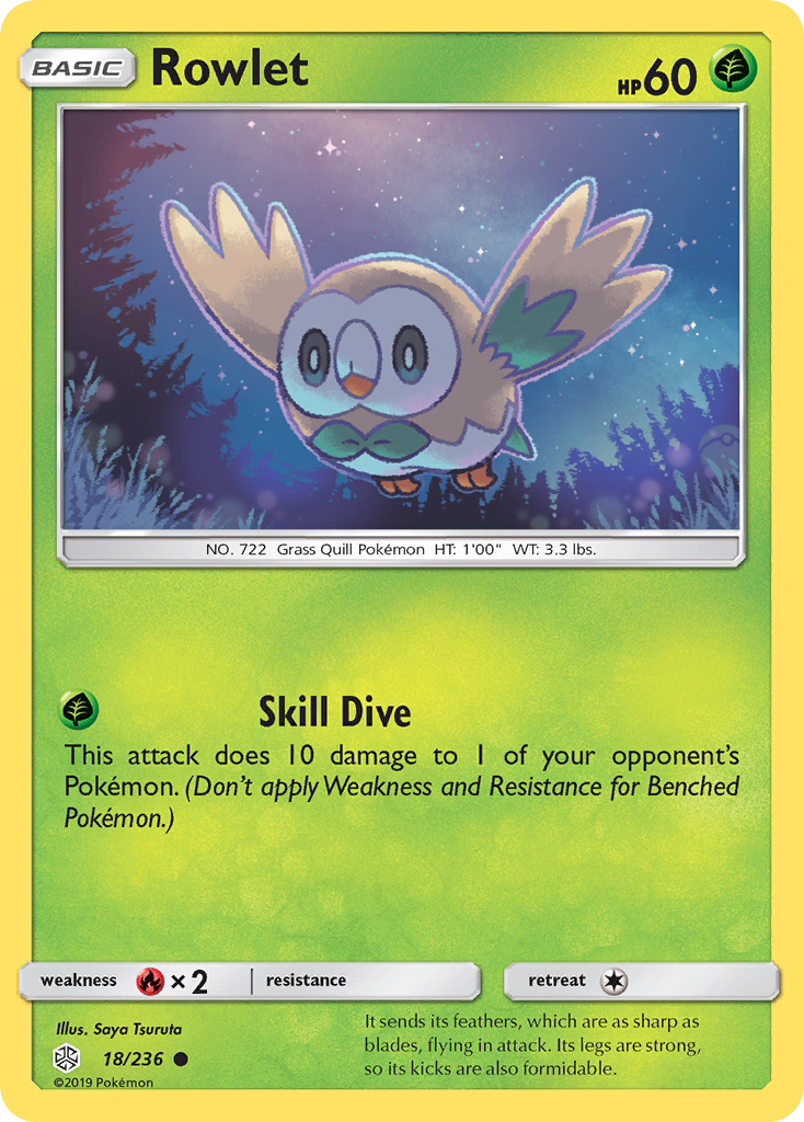 Rowlet (18/236) [Sun & Moon: Cosmic Eclipse] - Card Brawlers | Quebec | Canada | Yu-Gi-Oh!