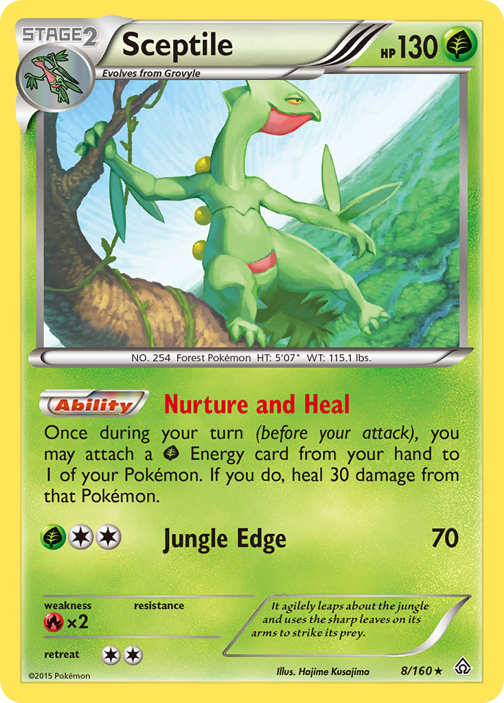 Sceptile (8/160) [XY: Primal Clash] - Card Brawlers | Quebec | Canada | Yu-Gi-Oh!