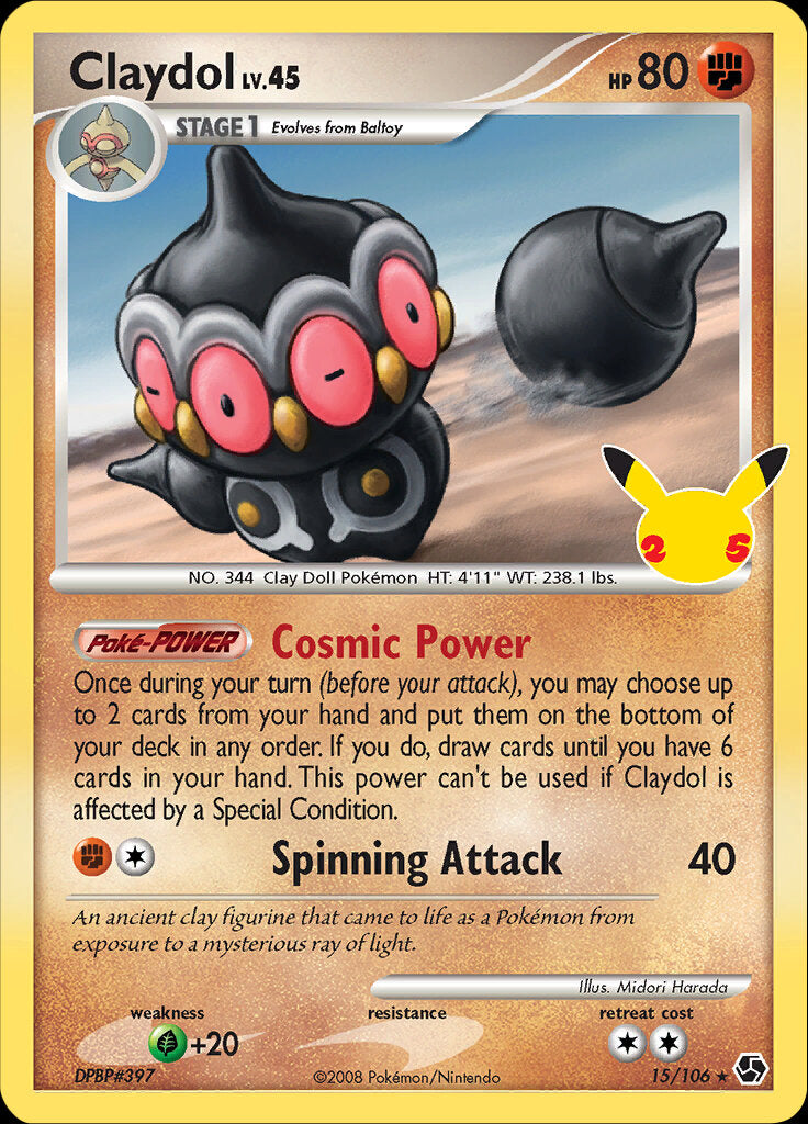 Claydol (15/106) [Celebrations: 25th Anniversary - Classic Collection] - Card Brawlers | Quebec | Canada | Yu-Gi-Oh!