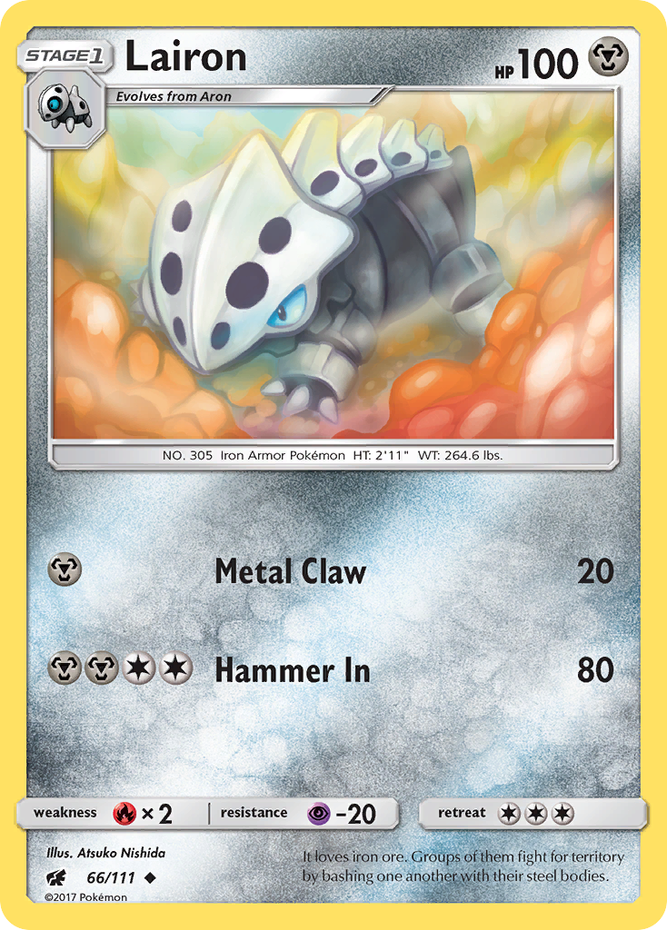 Lairon (66/111) [Sun & Moon: Crimson Invasion] - Card Brawlers | Quebec | Canada | Yu-Gi-Oh!