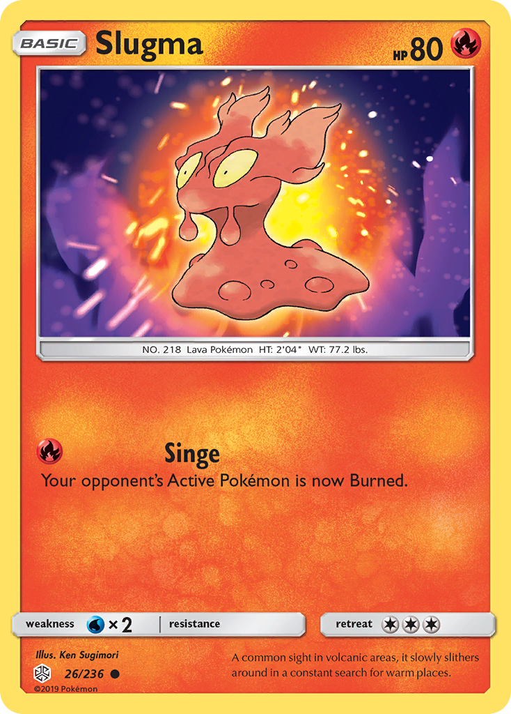 Slugma (26/236) [Sun & Moon: Cosmic Eclipse] - Card Brawlers | Quebec | Canada | Yu-Gi-Oh!