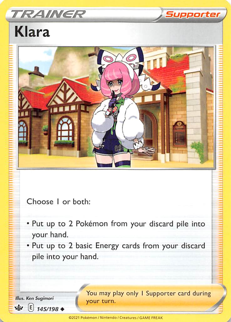 Klara (145/198) [Sword & Shield: Chilling Reign] - Card Brawlers | Quebec | Canada | Yu-Gi-Oh!