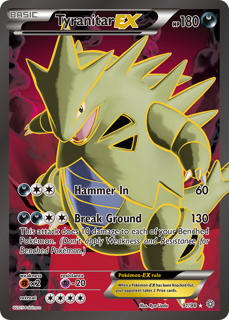 Tyranitar EX (91/98) [XY: Ancient Origins] - Card Brawlers | Quebec | Canada | Yu-Gi-Oh!